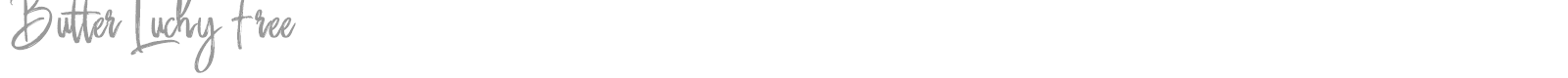 Butter Luchy font preview
